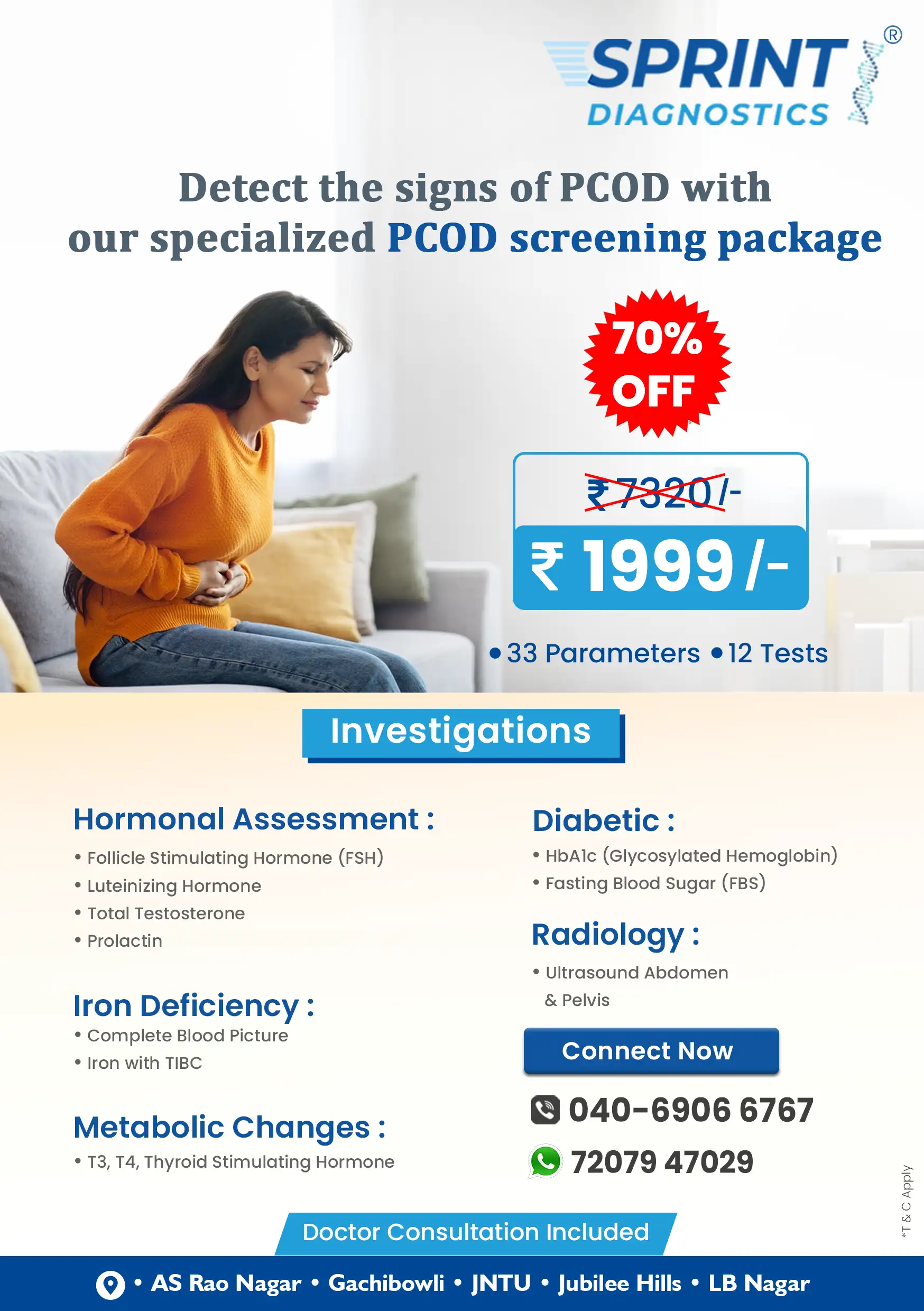 PCOD Screening Package