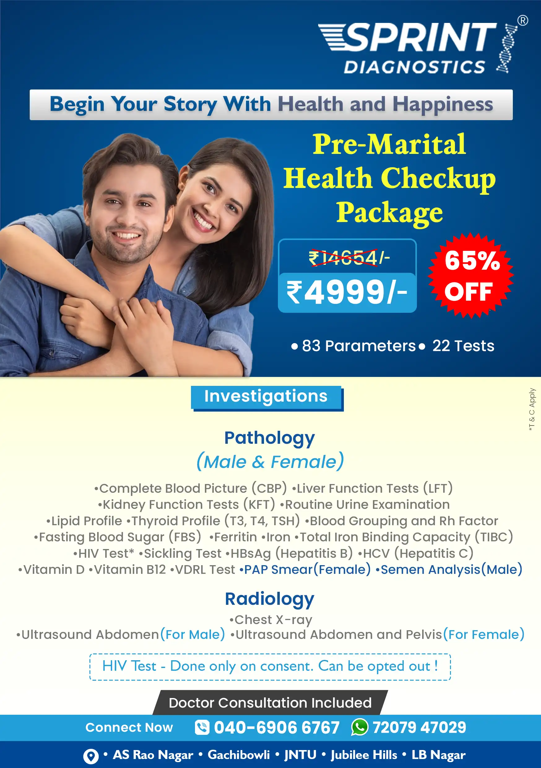 premarital Checkup Package